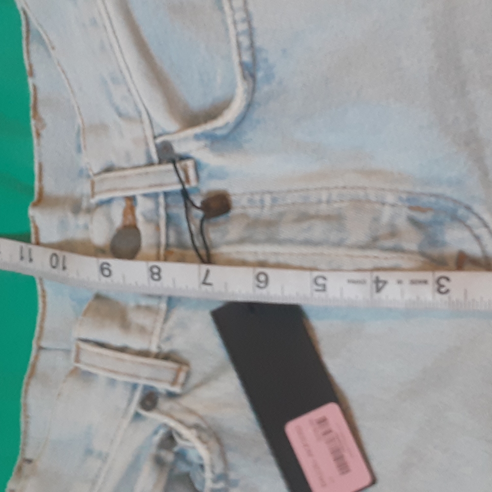 * CARMAR DISTRESSED BUTTON FLY JEANS SIZE 23 - Picture 9 of 14